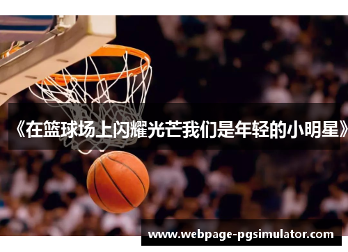 《在篮球场上闪耀光芒我们是年轻的小明星》